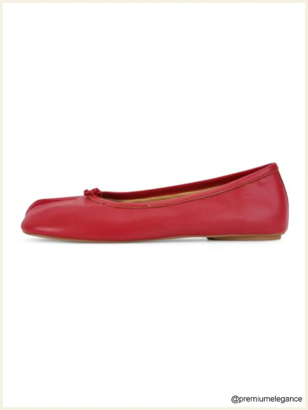 Split Toe Ballet Flats Wide Width Slip-On Comfort Casual Work Shoes